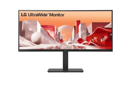 Lg Monitor Curvo 34 Led Ips 21:9 3440 X 1440 5Ms 300 Cdm, Webcam, Reg Altezza, Usb-C Dock, Dp/Hdmi