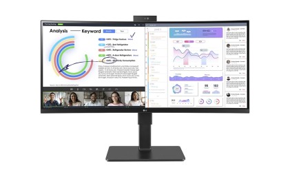 Lg Monitor 34 Led 21:9 3440X1440 Hdr10 300 Cdm 5Ms Reg. Altezza Usb-C - Dp/Hdmi Multimediale