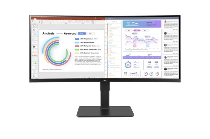Lg Monitor 34 Led 21:9 3440X1440 Hdr10 300 Cdm 5Ms Reg. Altezza Usb-C - Dp/Hdmi Multimediale
