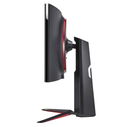 Monitor Lg 34Gn850-B.Aeu 21:9 Curved Qhd 1Ms With 144Hz Black E Red