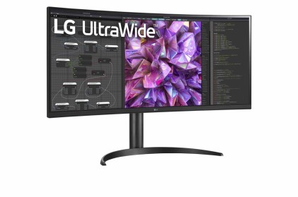 LG 34WQ75C-B Monitor PC 86,4 cm (34") 3440 x 1440 Pixel Quad HD LCD Nero