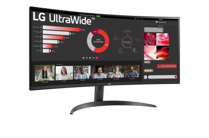 LG 34WR50QC-B.AEU Monitor PC 86,4 cm (34") 3440 x 1440 Pixel UltraWide Quad HD LCD Nero