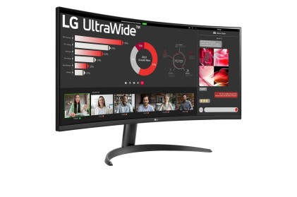 LG 34WR50QC-B.AEU Monitor PC 86,4 cm (34") 3440 x 1440 Pixel UltraWide Quad HD LCD Nero