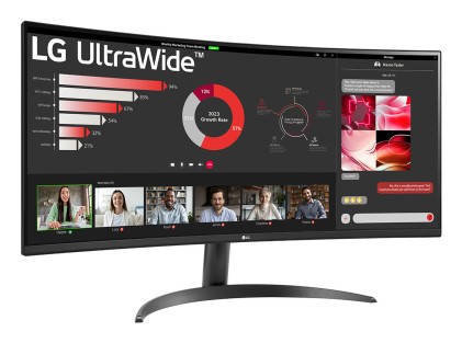 LG 34WR50QK-B Monitor PC 86,4 cm (34") 3440 x 1440 Pixel Wide Quad HD Nero