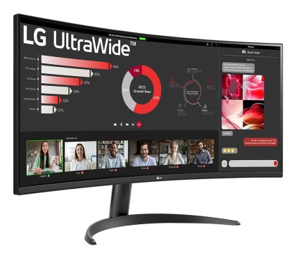 LG 34WR50QK-B Monitor PC 86,4 cm (34") 3440 x 1440 Pixel Wide Quad HD Nero