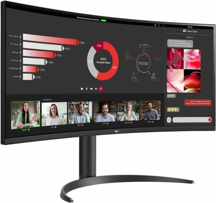 LG UW 34WR55QC-B.AEU Monitor PC 86,4 cm (34") 3440 x 1440 Pixel Wide Quad HD LED Nero