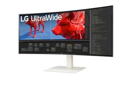 Lg Monitor Curvo 37,5 Led Ips 144Hz 21:9 3840 X 1600 1Ms 450 Cdm, Reg Altezza, Usb-C Dock, Dp/Hdmi,