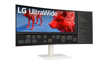 Lg Monitor Curvo 37,5 Led Ips 144Hz 21:9 3840 X 1600 1Ms 450 Cdm, Reg Altezza, Usb-C Dock, Dp/Hdmi,