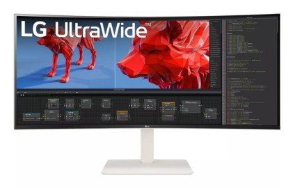 LG 38WR85QC-W Monitor PC 96,5 cm (38") 3840 x 1600 Pixel UltraWide Quad HD LCD Bianco