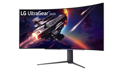 LG 45GR95QE-B Monitor PC 113 cm (44.5") 3440 x 1440 Pixel Wide Quad HD OLED Nero