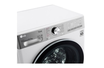 Lavasciuga Lg F2Dv9S8H2E Smart Ai Dd Slim Bianco E Nero