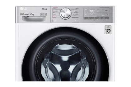 Lavasciuga Lg F2Dv9S8H2E Smart Ai Dd Slim Bianco E Nero