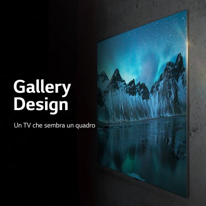 Tv Lg Oled55G26La.Api Serie G2 Smart Tv Oled Evo Gallery Edition Dark