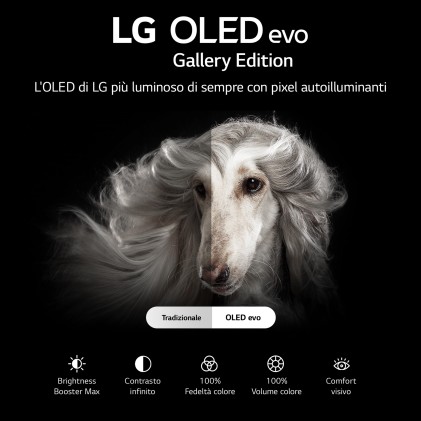 Tv Lg Oled77G26La.Api Serie G2 Smart Tv Oled Evo Gallery Edition Dark
