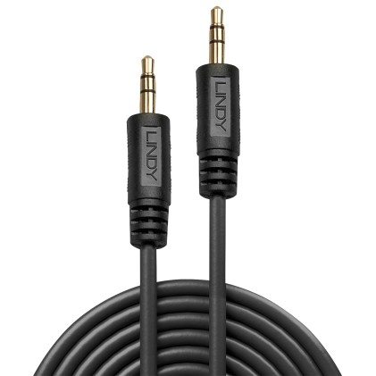Lindy Cavo Audio Jack 3.5Mm, M/M, 1Mt, Nero