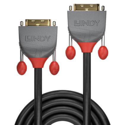 Lindy Cavo Dvi-D Dual Link Anthra Line 2Mt