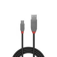 Lindy 3M Usb 2.0 Kabel A/Mini-B, Anthra