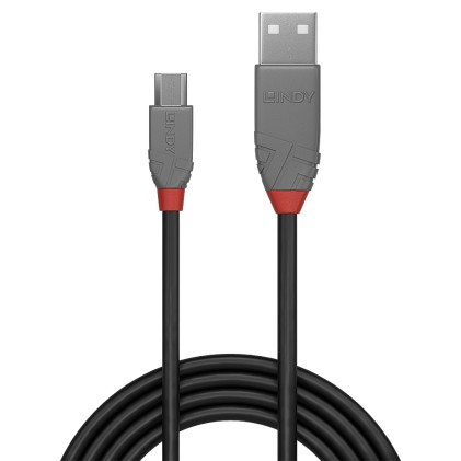 Lindy Cavo Usb 2.0 Tipo A A Micro B Anthra Line, 0.5M
