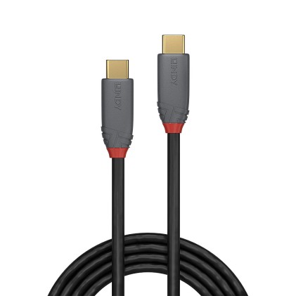 Cavo Usb 3.2 Tipo C Anthra Line, 10Gbps, Pd 100W , 3M Usb Tipo C Maschio A C Maschio