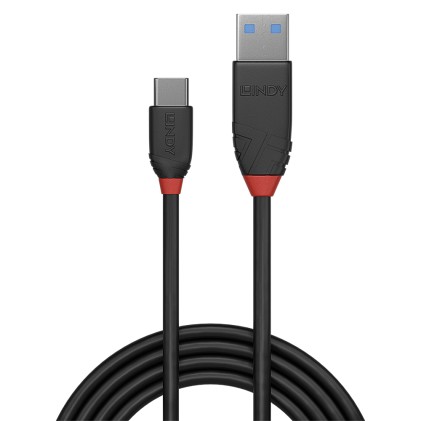 Lindy Cavo Usb 3.1 Tipo C/A Black Line 1M