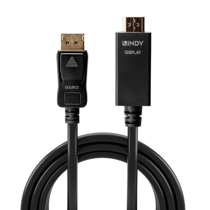 Lindy Cavo Displayport/Hdmi 4K30 (Dp: Passivo) 0,5