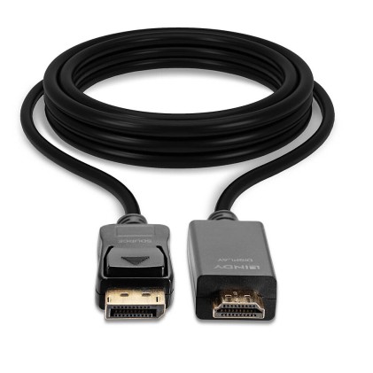Lindy Cavo Displayport/Hdmi 4K30 (Dp: Passivo) 3M