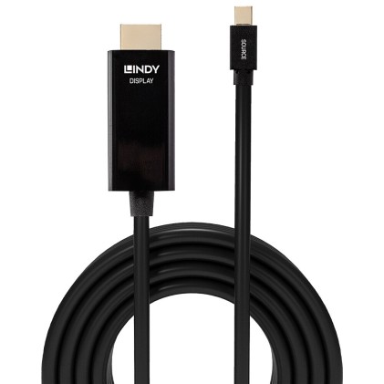 Lindy Cavo Mini Displayport/Hdmi 4K30 (Dp: Passivo