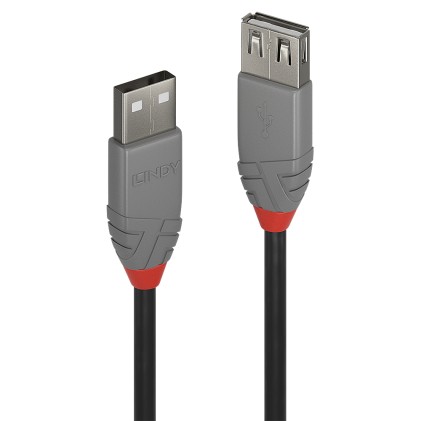 Lindy Prolunga Usb 2.0 Tipo A Anthra Line, 0.5M