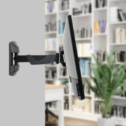 Supporto A Parete Per Display Singolo - Braccio Per Monitor Fino A 20Kg