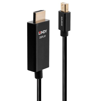 Lindy Cavo Adattatore Da Mini Displayport A Hdmi 4K60Hz, 2 M