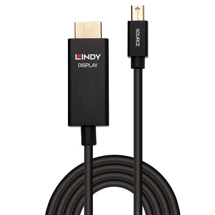 Lindy Cavo Adattatore Da Mini Displayport A Hdmi 4K60Hz, 2 M
