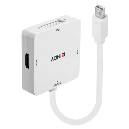 Lindy Adattatore Mini-Dp A Hdmi 4K30/Dvi/Vga