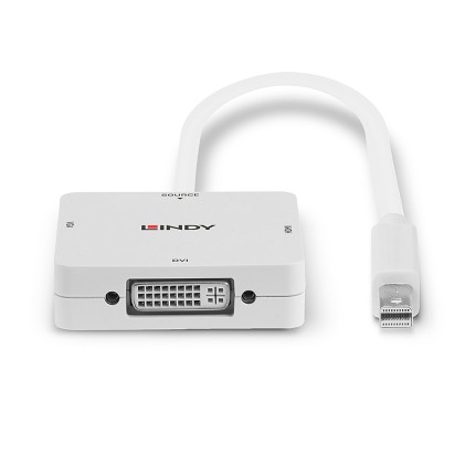 Lindy Adattatore Mini-Dp A Hdmi 4K30/Dvi/Vga