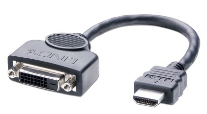 Lindy Adattatore Cavo Hdmi/Dvi-D, M/F, 20Cm