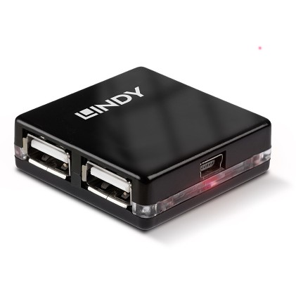 Lindy Mini Hub Usb 2.0 4 Porte