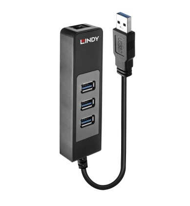 Lindy Adattatore Usb 3.1 Gigabit Ethernet  Hub