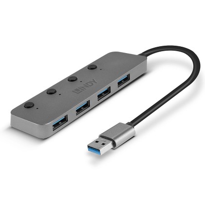 Lindy Hub Usb 3.0 4 Ports