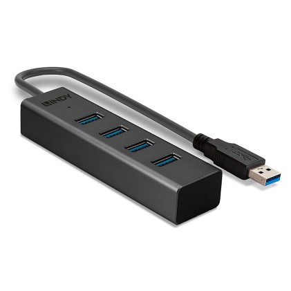 Lindy Hub Usb 3.0, 4 Porte