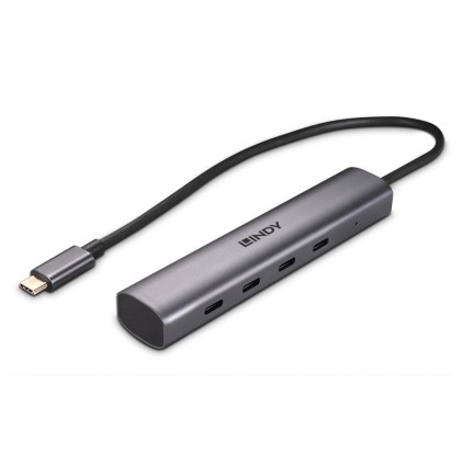 Lindy Hub Usb 3.2 Gen 2 Tipo C, 4 Porte