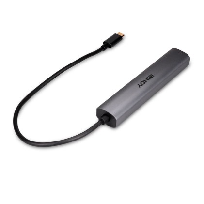 Lindy Hub Usb 3.2 Gen 2 Tipo C, 4 Porte
