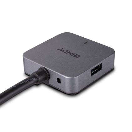 Lindy Hub Usb 3.0 5M, 4 Porte