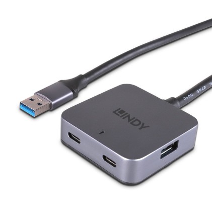 Lindy Hub Usb 3.0 10M, 4 Porte