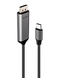 Cavo Adattatore 8K60Hz Usb Di Tipo C A Displayport Bidirezionale, 1M - Per Risoluzioni Fino A 7680X4
