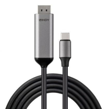Cavo Adattatore 8K60Hz Usb Di Tipo C A Displayport Bidirezionale, 2M - Per Risoluzioni Fino A 7680X4
