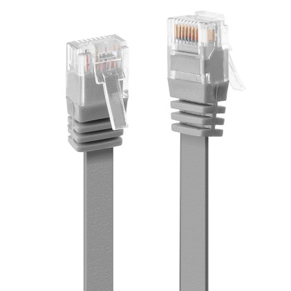 Lindy Cavo Di Rete Flat Utp Cat6 1M Grigio