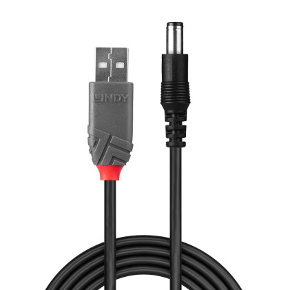 Lindy Cavo Usb A Maschio - Dc 5,5/2,5Mm Maschio
