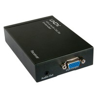 Extender VGA & Audio Cat.5e 300m 4 Porte - Ricevitore