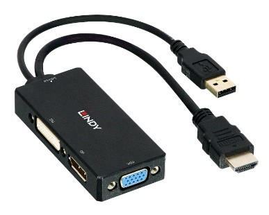 Converter HDMI a DisplayPort/DVI/VGA