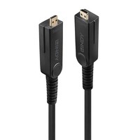 Cavo Micro-HDMI 2.0 18G Ibrido in Fibra Ottica con connettori HDMI & DVI removibili, 20m