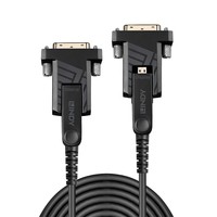 Cavo Micro-HDMI 2.0 18G Ibrido in Fibra Ottica con connettori HDMI & DVI removibili, 20m
